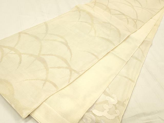 平和屋着物＊夏物 六通柄 本袋帯 立波飛鳥芝文 金糸 正絹 逸品 DABC8114cm