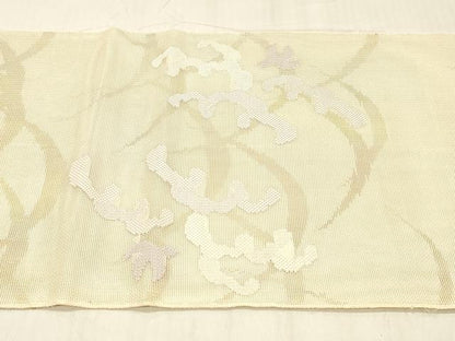 平和屋着物＊夏物 六通柄 本袋帯 立波飛鳥芝文 金糸 正絹 逸品 DABC8114cm