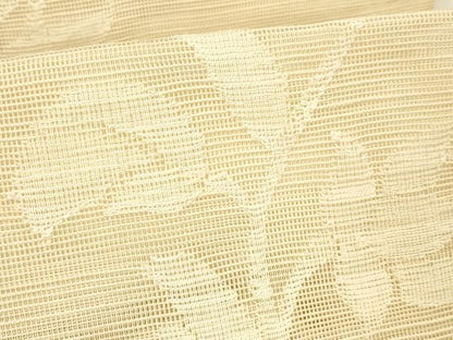 平和屋着物＊夏物 八寸名古屋帯 枝花文 正絹 逸品 DABC8125cm