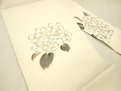 平和屋着物＊夏物　九寸名古屋帯　紫陽花　DABC8129cm