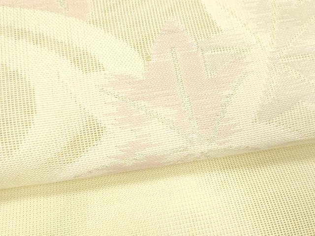 平和屋着物＊夏物 八寸名古屋帯 竜田川 銀糸 DABC8131cm