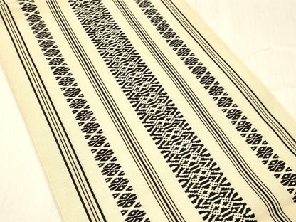 平和屋着物＊夏物　本場筑前博多織　八寸名古屋帯　紗献上　正絹　逸品　DABC8135cm
