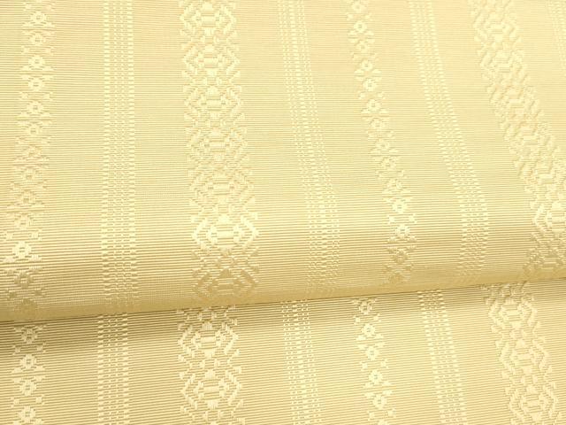 平和屋着物●本場筑前博多織 八寸名古屋帯 献上 飴色 正絹 逸品 DABC8150cm