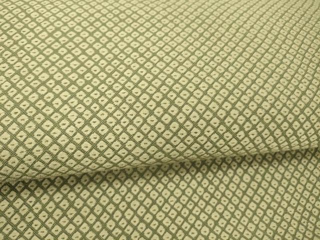 平和屋着物●全通柄袋帯 唐織 鹿の子文 金彩 正絹 逸品 DABC8164cm