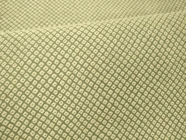 平和屋着物●全通柄袋帯 唐織 鹿の子文 金彩 正絹 逸品 DABC8164cm