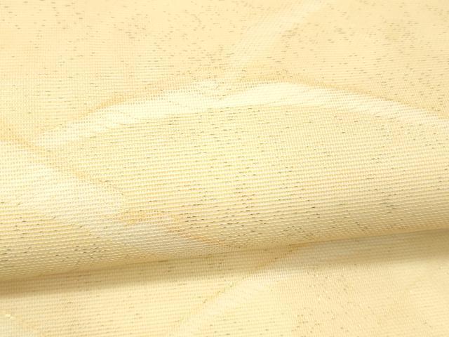 平和屋着物＊夏物　六通柄袋帯　雪芝文　金糸　正絹　逸品　DABC8167cm 平和屋着物＊夏物 六通柄袋帯 雪芝文 金糸 正絹 逸品 DABC8167cm