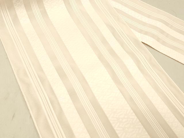 平和屋着物＊夏物　博多織　八寸名古屋帯　献上　珊瑚色　DABC8176cm
