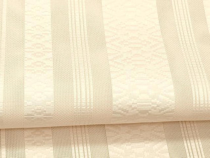 平和屋着物＊夏物　博多織　八寸名古屋帯　献上　珊瑚色　DABC8176cm