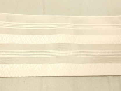 平和屋着物＊夏物　博多織　八寸名古屋帯　献上　珊瑚色　DABC8176cm
