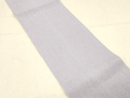 平和屋着物＊夏物 両面 半幅帯 藤紫色 霞文 DABC8184cm
