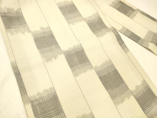 平和屋着物＊夏物 九寸名古屋帯 抽象文様 正絹 逸品 DABC8192cm