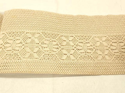平和屋着物＊夏物 八寸名古屋帯 リボン織 花間道 伽羅色 DABC8193cm