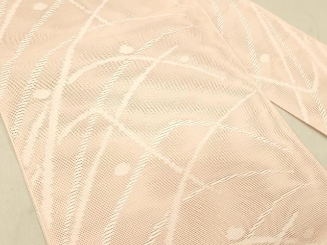 平和屋着物＊夏物 八寸名古屋帯 露草文 DABC8194cm