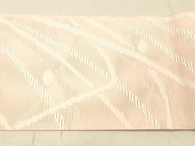 平和屋着物＊夏物 八寸名古屋帯 露草文 DABC8194cm