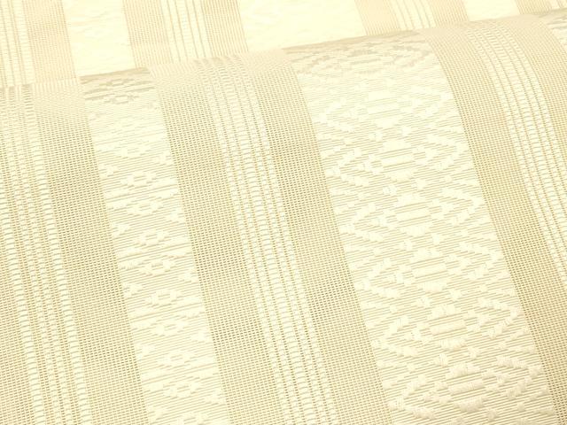 平和屋着物＊夏物 本場筑前博多織 八寸名古屋帯 紗献上 肌色 正絹 逸品 DABC8202cm