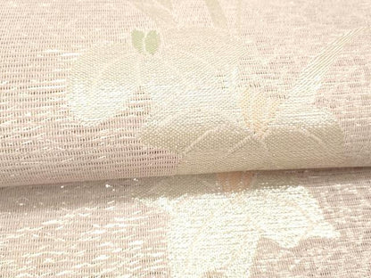 平和屋着物＊夏物 六通柄 京袋帯 杜若 金銀糸 DABC8203cm
