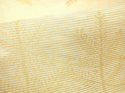 平和屋着物＊夏物 全通柄袋帯 鳳凰樹林文 金銀糸 正絹 逸品 DABC8207cm