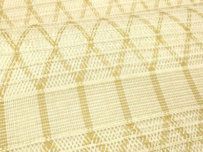 平和屋着物＊夏物 太鼓柄袋帯 もじり織 菱間道 金糸 正絹 逸品 DABC8217cm