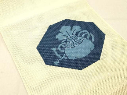 平和屋着物＊夏物 つけ帯 巾着 正絹 逸品 DABC8218cm
