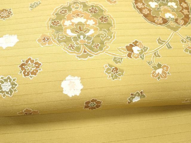 平和屋着物＊夏物 九寸名古屋帯 更紗花文 DABC8221cm