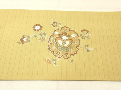 平和屋着物＊夏物 九寸名古屋帯 更紗花文 DABC8221cm