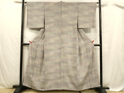 平和屋着物■上質な小紋 霞文 暈し染め 正絹 逸品 DABC8247cm