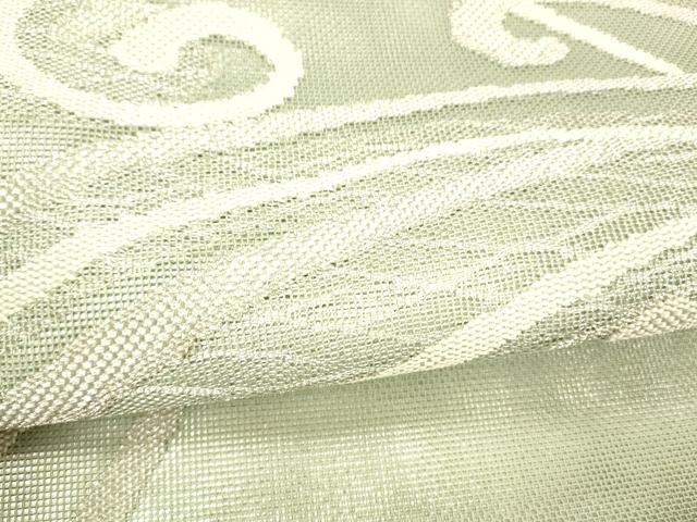 平和屋着物＊夏物 太鼓柄 本袋帯 流水文 銀糸 引箔 正絹 逸品 DABC8274cm