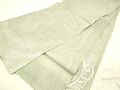 平和屋着物＊夏物 太鼓柄 本袋帯 流水文 銀糸 引箔 正絹 逸品 DABC8274cm