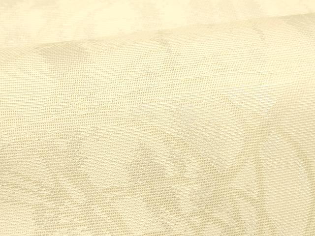 平和屋着物＊夏物 六通柄 京袋帯 草葉文 銀糸 正絹 逸品 DABC8278cm