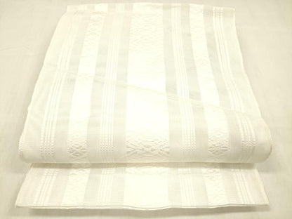 平和屋着物＊夏物　博多織　八寸名古屋帯　献上　DABC8279cm