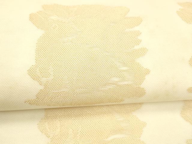平和屋着物＊夏物 九寸名古屋帯 花兎 金糸 正絹 逸品 DABC8281cm