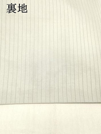 平和屋着物＊夏物 絽塩瀬 九寸名古屋帯 手描き 草花文 金彩 正絹 逸品 DABC8285cm