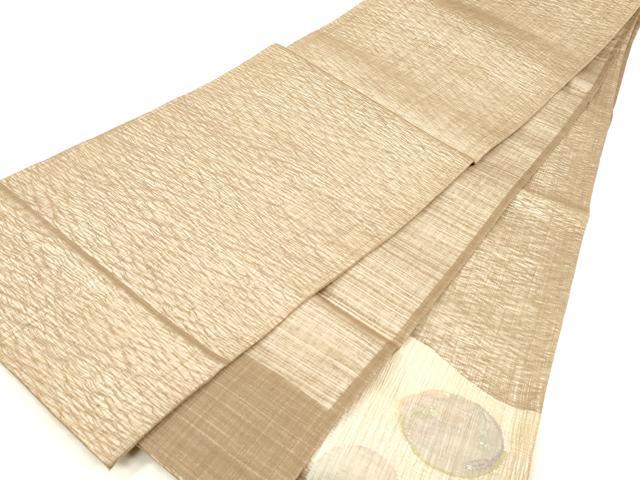 平和屋着物＊夏物 太鼓柄袋帯 結び紐丸文 銀糸 正絹 逸品 DABC8287cm