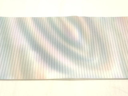 平和屋着物＊夏物　虹色創家　本郷大田子　絽塩瀬　九寸名古屋帯　霞文　正絹　逸品　DABC8291cm