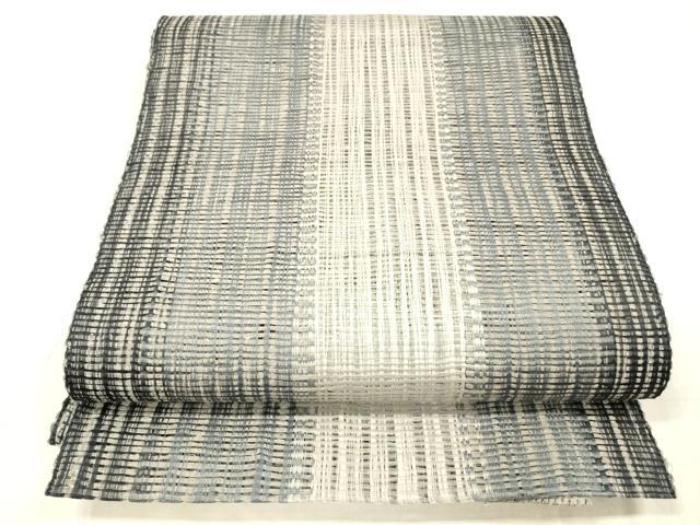 平和屋着物＊夏物 八寸名古屋帯 間道 正絹 逸品 DABC8306cm