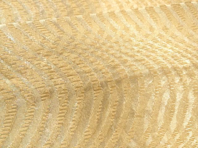 平和屋着物＊夏物 六通柄袋帯 流水文 金銀糸 正絹 逸品 DABC8313cm