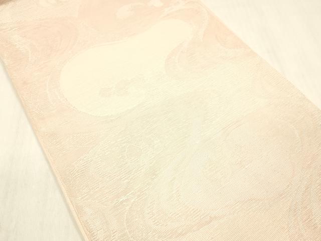 平和屋着物＊夏物 六通柄 本袋帯 流水文 銀糸 正絹 逸品 DABC8316cm