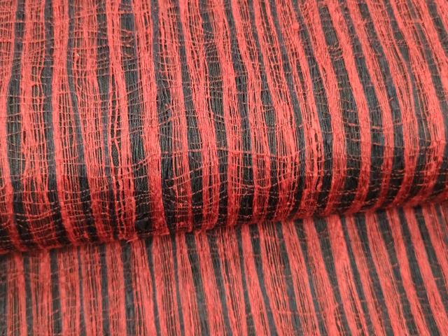 平和屋着物▽全通柄袋帯 スリーシーズン 春夏秋 櫛織 間道 正絹 逸品 DABC8321cm