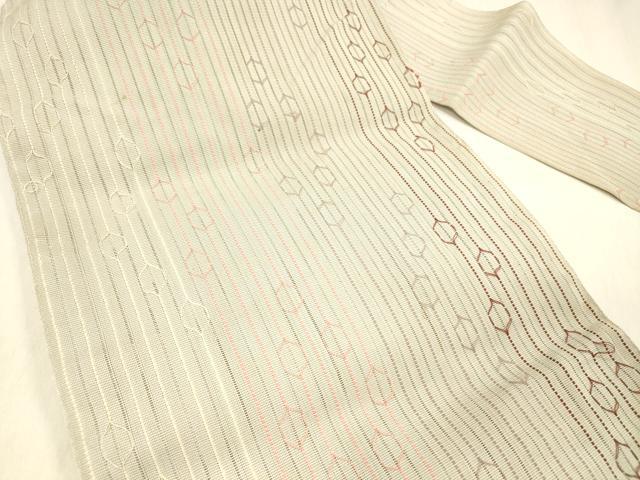 平和屋着物＊夏物 八寸名古屋帯 吉祥間道 DABC8337cm
