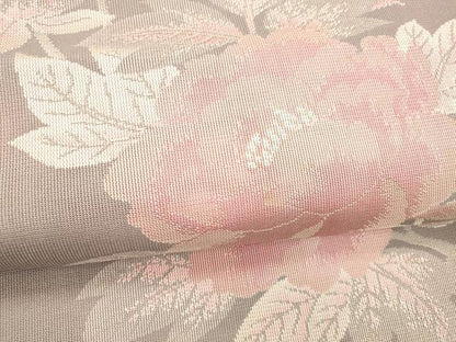 平和屋着物＊夏物 八寸名古屋帯 枝牡丹 正絹 逸品 DABC8345cm