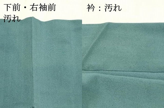 平和屋着物■訪問着　枝葉文　暈し染め　正絹　逸品　DABC8356cm