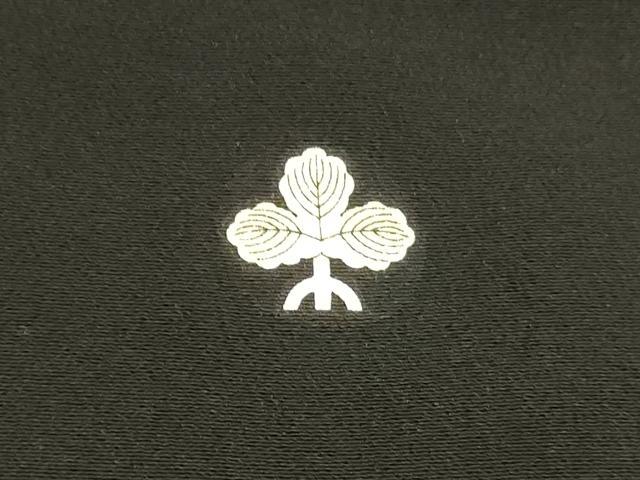 平和屋着物■豪華黒留袖　駒刺繍　流水御所車花文　藤花房　金彩　正絹　逸品　DABC8359cm