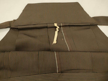 平和屋着物■男性 行灯袴 間道 正絹 逸品 DABC8397cm