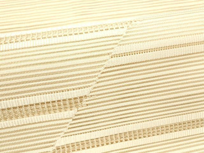 平和屋着物＊夏物 絽綴れ 八寸名古屋帯 横段文 正絹 逸品 DABC8400cm