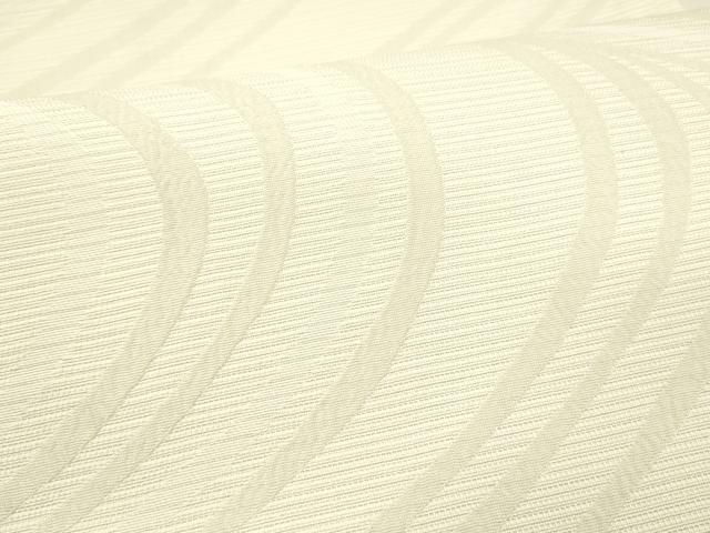 平和屋着物＊夏物 全通柄 京袋帯 流水文 白緑色 DABC8407cm