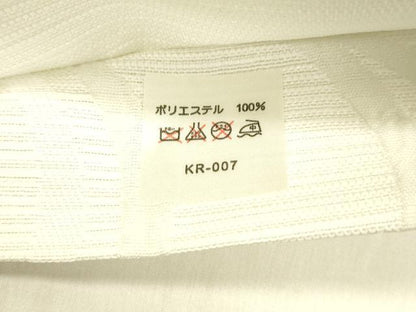 平和屋着物＊夏物 全通柄 京袋帯 流水文 白緑色 DABC8407cm