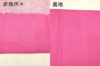 平和屋着物＊夏物 アンティーク 大正ロマン 九寸名古屋帯 絽縮緬 総手刺繍 絞り 枝花文 金銀糸 正絹 逸品 DABC8418cm