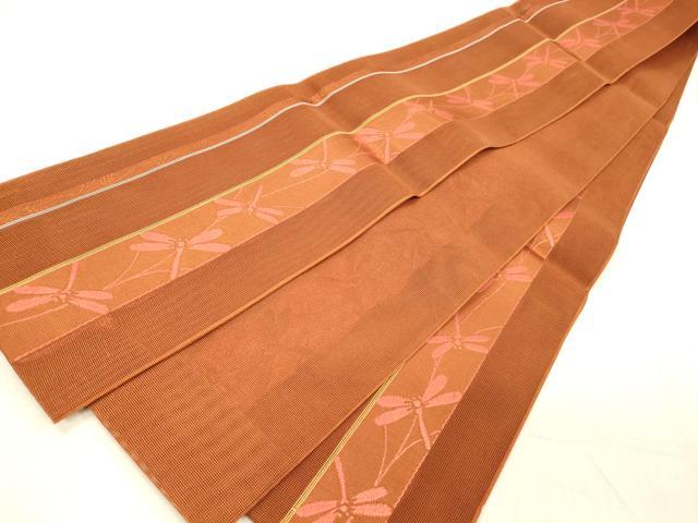 平和屋着物＊夏物 博多織 半幅帯 蜻蛉間道 DABC8421cm