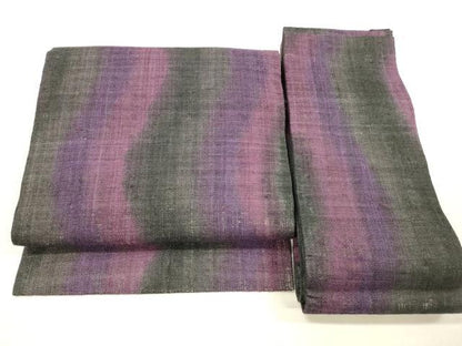 平和屋着物＊夏物 つけ帯 霞文 麻 逸品 DABC8425cm