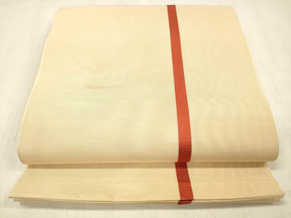 平和屋着物＊夏物 本場筑前博多織 八寸名古屋帯 間道 正絹 逸品 DABC8429cm